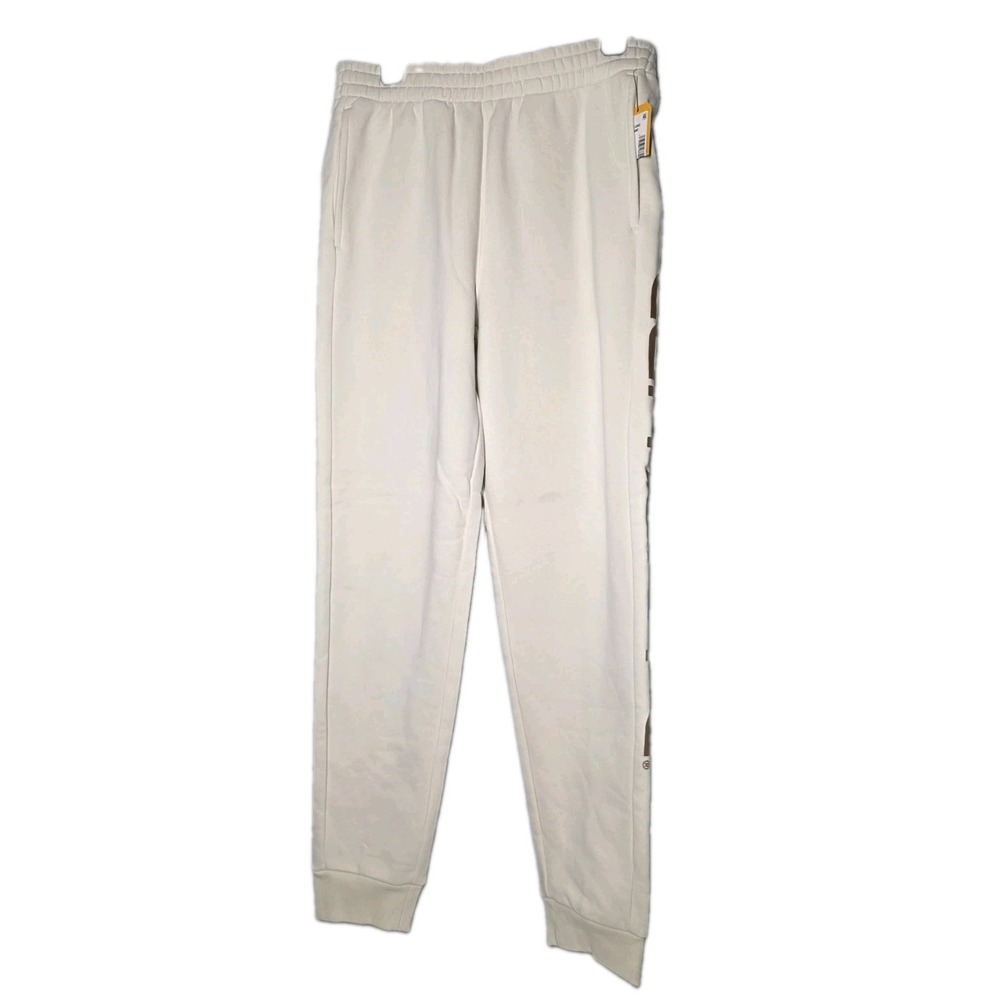NWT Boys XL 18/20 Carhartt Fleece Logo Sweatpants - Malt Light Tan Great Design!